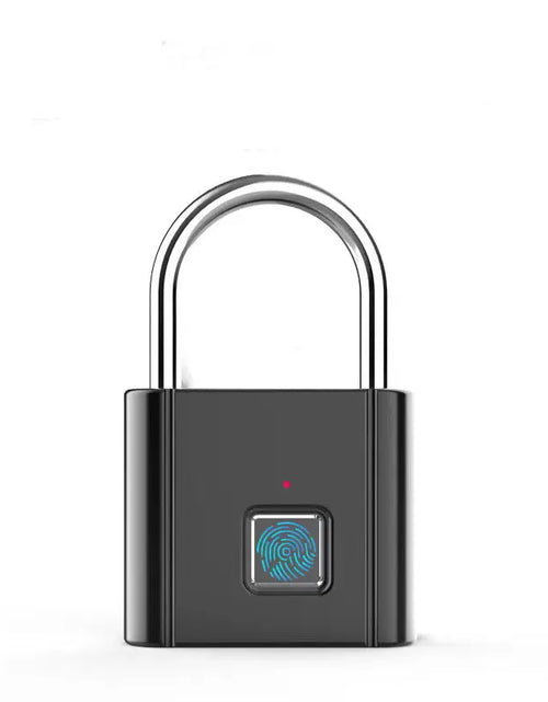 Load image into Gallery viewer, Smart Biometric Thumbprint Door Padlocks Rechargeable Door Lock Fingerprint Smart Padlock USB Keyless Quick Unlock
