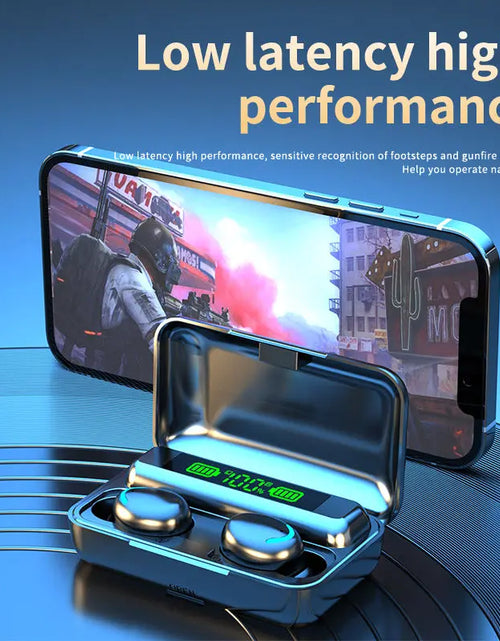 Load image into Gallery viewer, Bluetooth TWS F9-5C Wireless Earphone Sports Waterproof Earbuds 2200Mah Charging Box Headphones Headset for Smartphones
