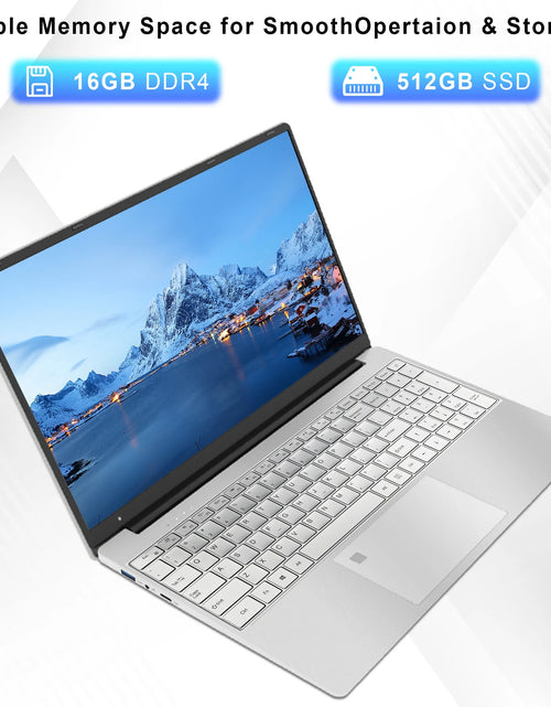 Load image into Gallery viewer, 14 Inch Laptop 8GB DDR4 256GB SSD Windows 11 with Dual-Core Intel Celeron, Webcam, 2.4G/5G Wifi, HDMI, BT5.0, Space Gray
