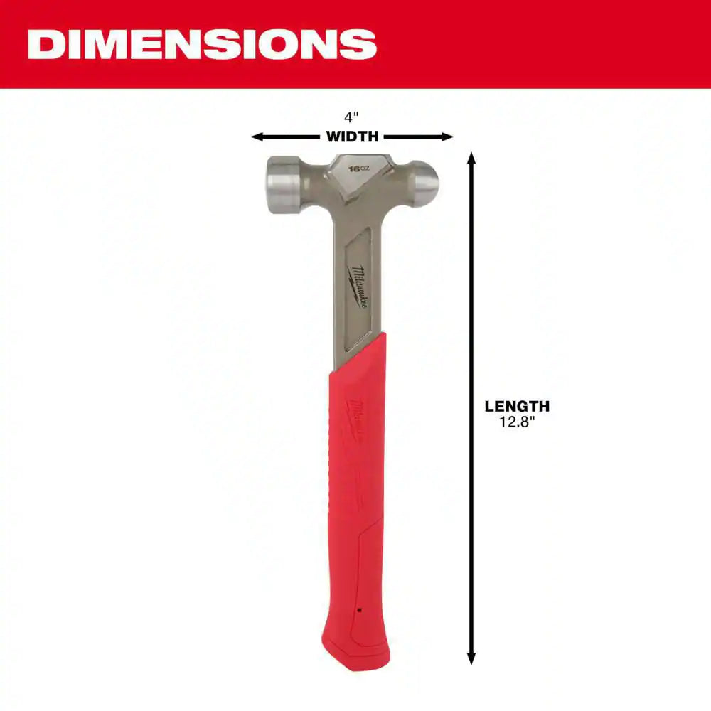 16 Oz. Steel Ball Peen Hammer