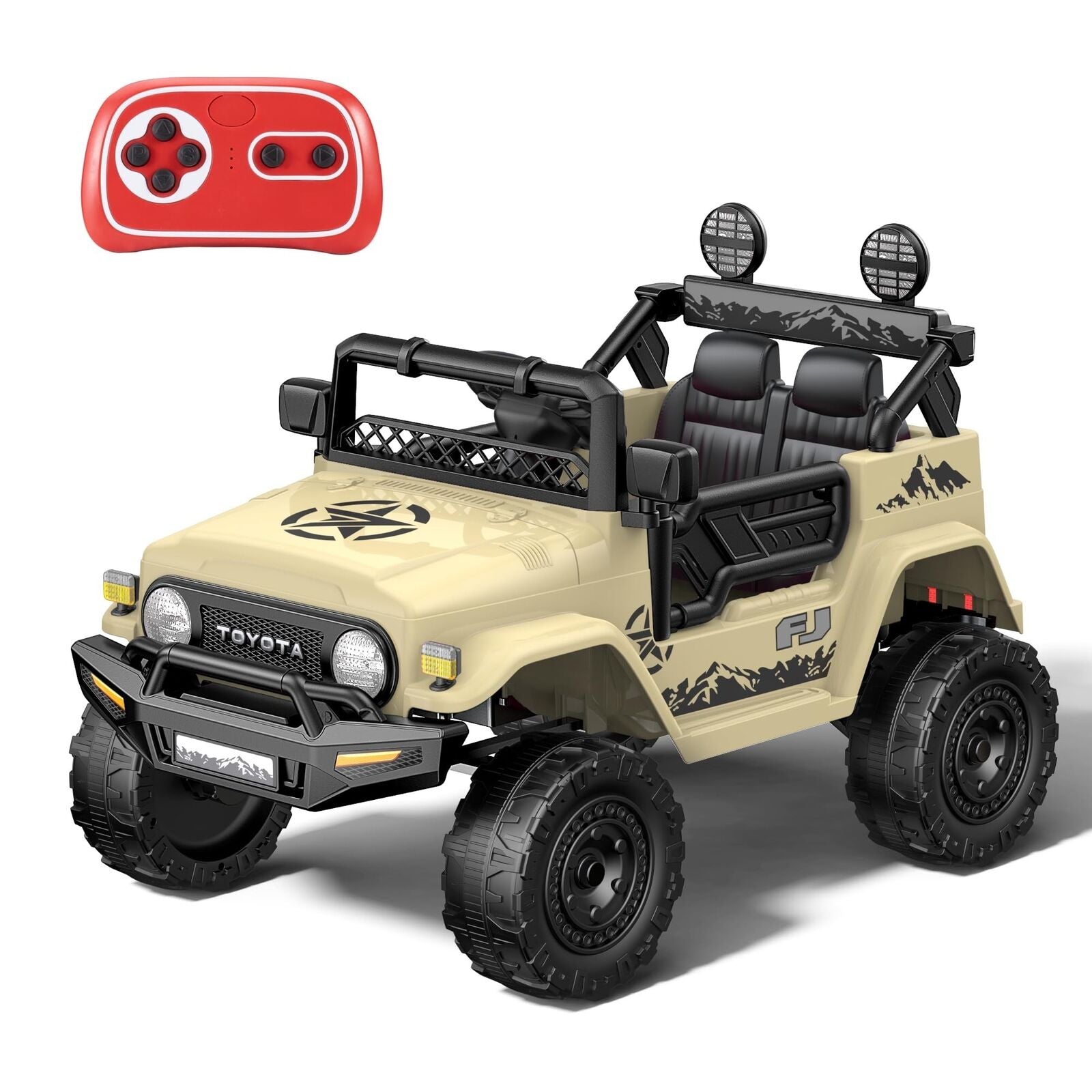 Kids Car Electric Car for Kids- Kids Jeep Remote Control Ride on Car for Todd...