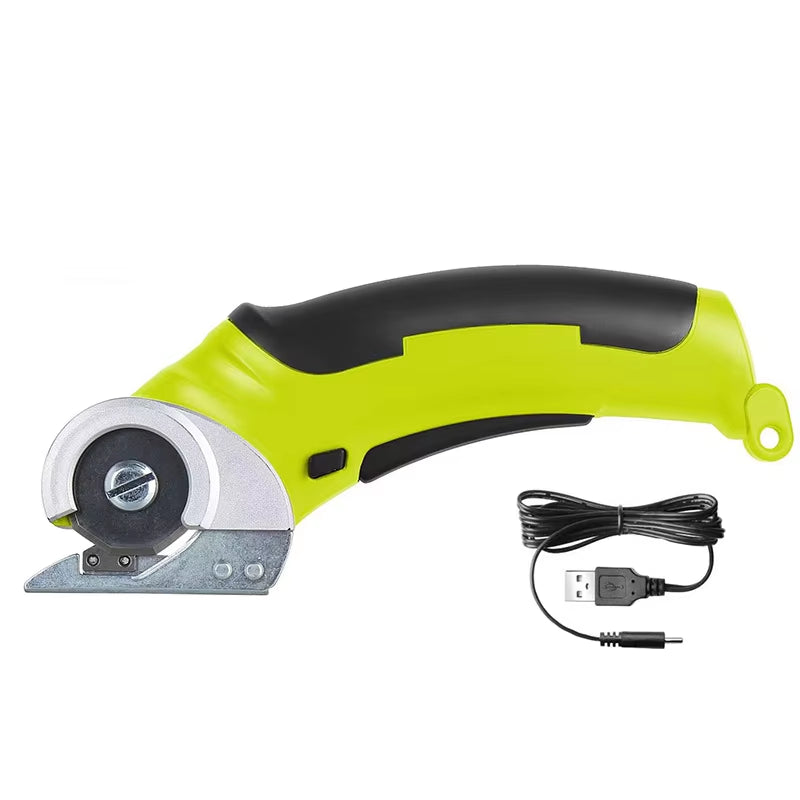 Electric Scissors Rechargeable Cordless Electric Cutter Shear for Cardboard Leather Fabric Scrapbook Carpet Electric Rotary Cutt