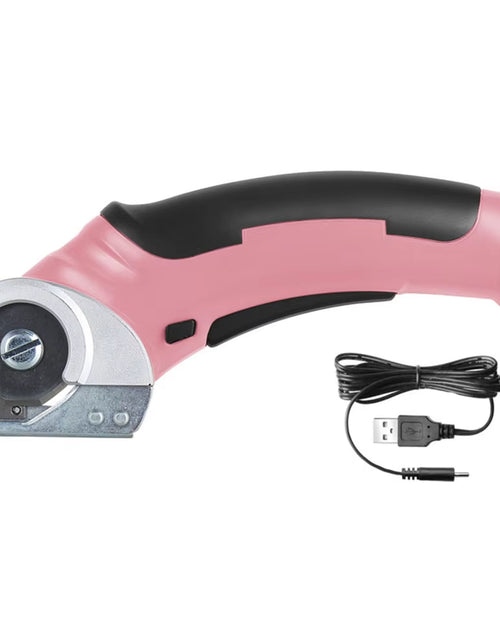 Load image into Gallery viewer, Electric Scissors Rechargeable Cordless Electric Cutter Shear for Cardboard Leather Fabric Scrapbook Carpet Electric Rotary Cutt
