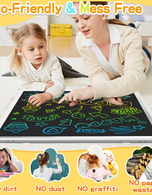 Load image into Gallery viewer, LCD Writing Tablet, 22 Inch Colorful Doodle Board Erasable Drawing Board Kids Writing Board, Drawing Tablet Educational for 3-12 Year Old Kids Adults Home School
